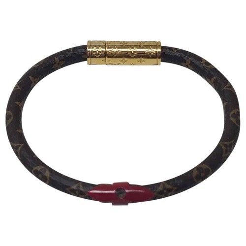 LOUIS VUITTON（LV） Simpatico bracciale Louis Vuitton LV Monogram Lockit in pelle