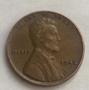 1945 Wheat Penny No Mint Mark Coin - Picture 1 of 4