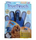 New In Box True Touch Five Finger Deshedding Glove Pet The Hair Away Dogs & Cats