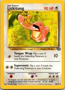 Lickitung 38/64 POKEMON CARD (JUNGLE SET) - Picture 1 of 2