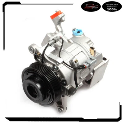 AC A/C Compressor and Clutch For 2001 2002 2003 2004 2005 Lexus GS300 IS300 3.0L - Image 1 of 4