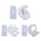 Crystal Epoxy Resin Mold Display Board Base Table Ornaments Silicone