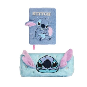 astuccio portamatite e quaderno peloso punto disney regalo compleanno - Foto 1 di 3