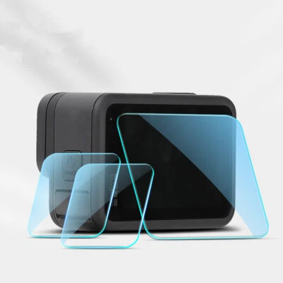 3Pack Ultra-Thin Front Rear Screen Lens Glass Film For Gopro 9/10 Black Camera - Image 1 of 4