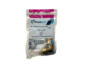 SharkBite 1/2 in. Push-to-Connect Brass 90-Degree Elbow Fitting U248LFA - Picture 1 of 1