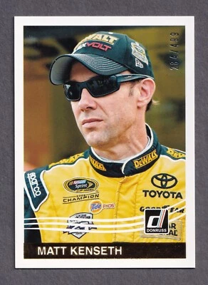 2017 Donruss Gold Foil #178 Matt Kenseth Retro 84 284/499 NMMT (00525) - Image 1 of 2
