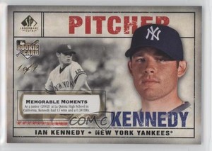 2008 SP Legendary Cuts Memorable Moments 1/1 Ian Kennedy #88 Rookie RC