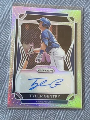 2021 Panini Prizm Tyler Gentry Auto AU-TG Kansas City Royals - Image 1 of 3