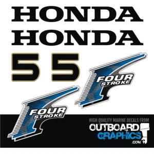 Honda 5hp 4 stroke outboard engine decals/sticker kit - Picture 1 of 1