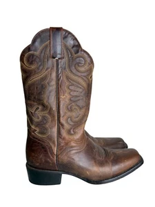 JB Dillon Womens Brown Goat Leather Snip Toe Western Cowgirl Boots JBW2304 8B - Picture 1 of 8