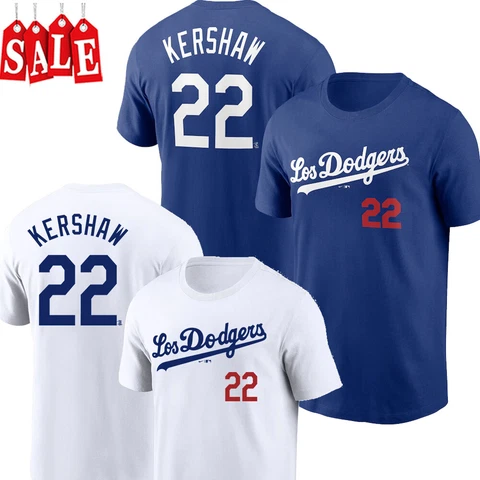 HOT SALE - Clayton Kershaw Los Angeles Dodgers Name & Number T-Shirt For Fans Cover
