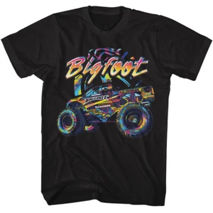 Bigfoot The Original Monster Truck Firestone Multi Color Odyssey Men's T Shirt - Picture 1 of 6