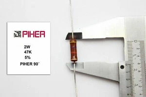 VINTAGE PIHER RESISTOR. 2W 47K 5% *1 PC* NEW ORIGINAL 1990´S. C1072 - Picture 1 of 1