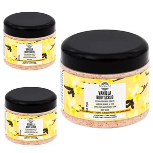 Florevita 3 Pack Vanilla Almond Granules Body Scrub - Picture 1 of 1