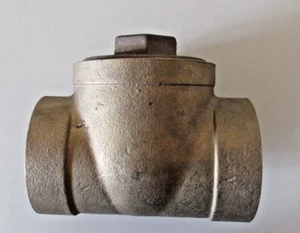 NIBCO Cast Brass DWV 3" Cleanout Tee w/Plug For Copper Pipe - Picture 1 of 4