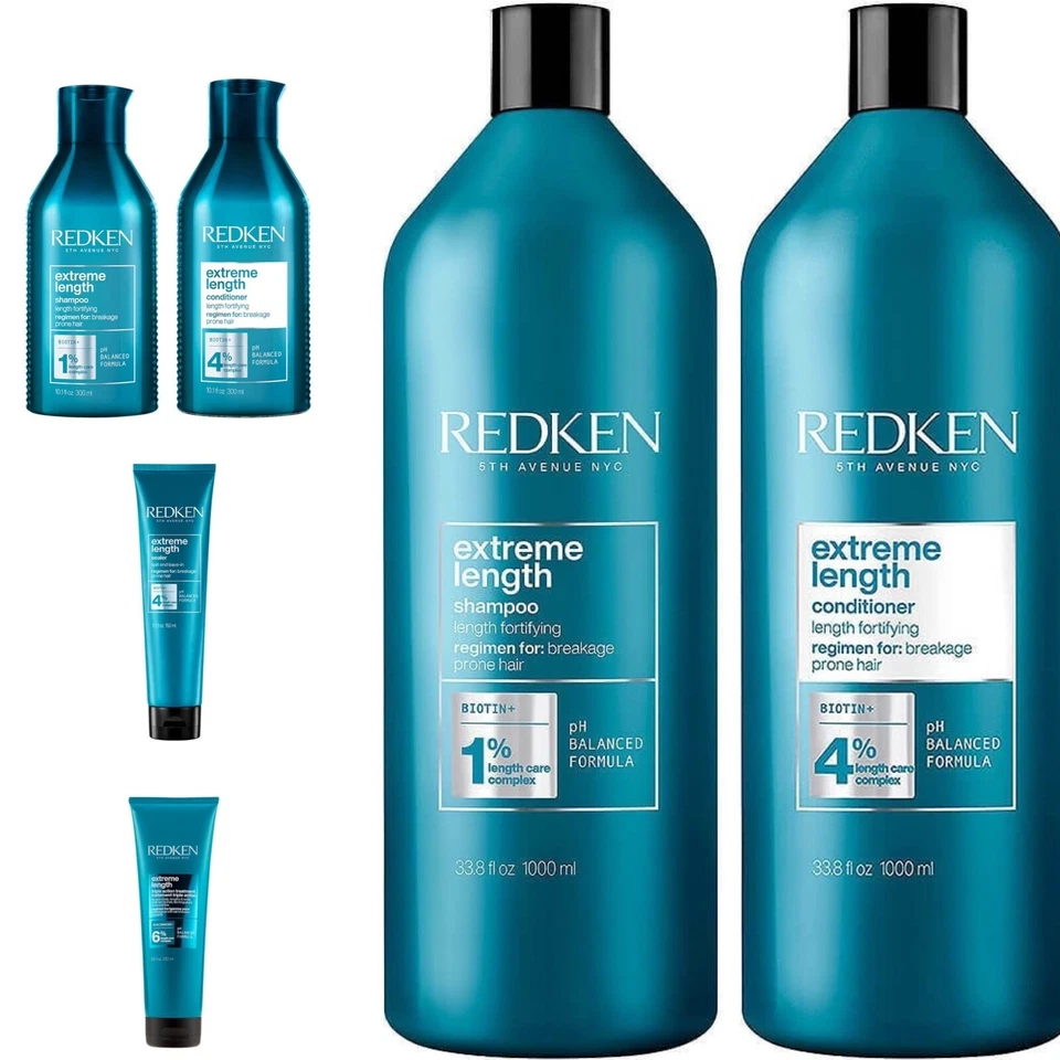 Redken Extreme Length Shampoo,Conditioner,Treatment 300ml-1000ml Options  - Image 1 of 1