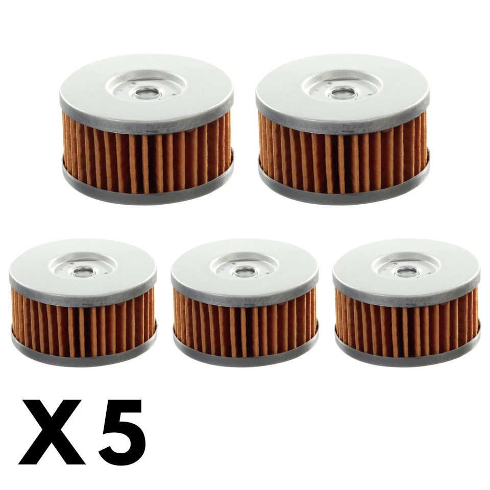 Paquete de 5 filtros de aceite blancos para Suzuki DRZ250 2019 Foto 1 de 1