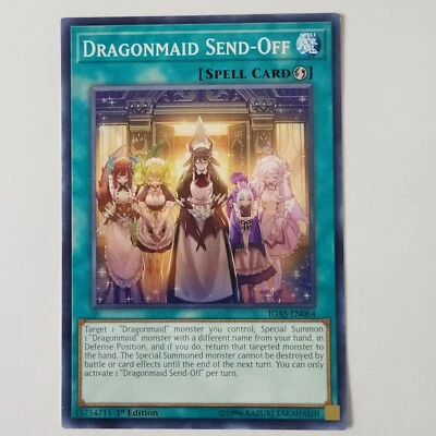 Dragonmaid Send-Off - IGAS-EN064 - NM - Common - 1st ed - Yugioh - Image 1 of 2