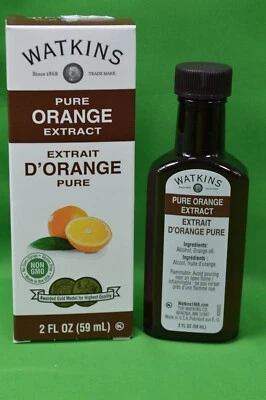 WATKINS EXTRACT Pure Orange,2 Oz,Exp 2/2024,New Sealed Top - Image 1 of 3