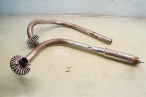 1971 BSA A65FS A65F A65 Firebird Scrambler 650cc A-65 *2051 EXHAUST PIPES  - Picture 1 of 6