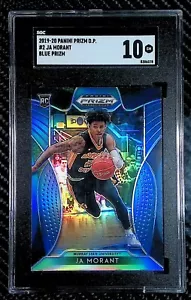 Ja Morant - 2019 Panini Prizm DP #2 Blue Prizm - RC - SGC 10 - Grizzlies - Foto 1 di 3