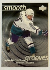 1997-98 Upper Deck Smooth Grooves Teemu Selanne Anaheim Mighty Ducks #SG8 HOF