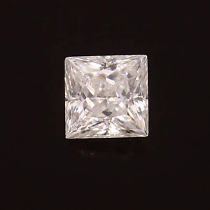 White D Color VVS1 Moissanite Princess Cut Gemstone Lab Created Diamond 5x5 MM - Picture 1 of 6