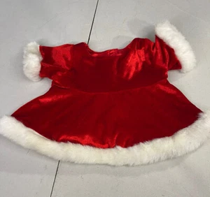 Build a Bear Weihnachtsmantel Kleid mit Glitzerbesatz. - Bild 1 von 6