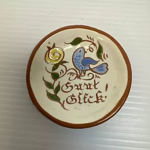 1963 Pennsylvania Dutch Bluebird Pottery signed Reading PA - Picture 1 of 4