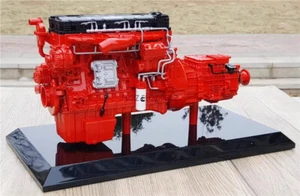 for FLOZ for Cummins for M15 Engine Transmission Assembly Red 1:10 Truck Model - Picture 1 of 12