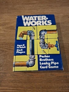 1972 Parker Brothers WATER - WORKS The Leaky Pipe Card Game Complete - Picture 1 of 7