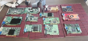 Vintage Video Cards, Sound cards ,Lot 13 PCI ,AGP, ETC,Gaming ATI,Diamond - Picture 1 of 15