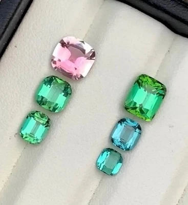 Afghan Tourmaline Gemstones Parcel For Jewellery, Mix Colors Tourmaline- 7.50 CT - Image 1 of 4