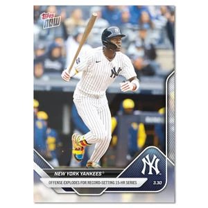 New York Yankees - 2025 MLB Topps NOW - Card 22 - PR: 1732 - Picture 1 of 2