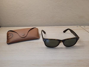 Ray-Ban RB2132 New Wayfarer Tortoise 55/18 3P Sunglasses w/ Case - Picture 1 of 6