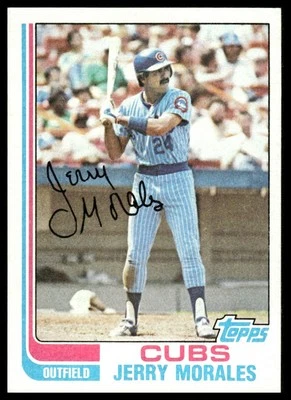 1982 Topps #33 Jerry Morales Chicago Cubs - Image 1 of 2