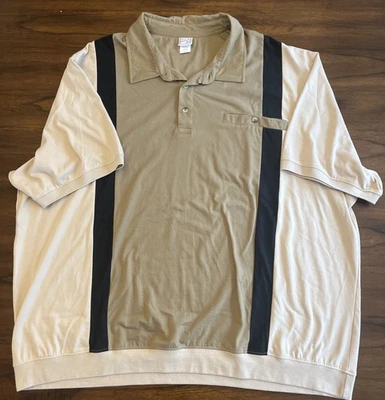 DE COLECCIÓN HABAND Informal Joe Para Hombres Camisa Cintura Bandas Bolsillo Polo Talla 4XL Foto 1 de 4