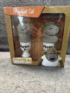 P.G. Tips - "Monkey" 2 Egg Cups W/ Cosy - Breakfast Set in Original Box - Picture 1 of 8