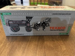 Texaco Horse and Tanker Ertl Diecast Bank 9390VP - Vintage 1991 - Picture 1 of 3