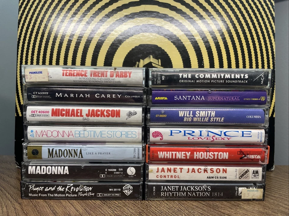 80s 90s Pop Dance Cassette Lot Madonna Prince Mariah Carey Michael Jackson Janet - Image 1 of 1
