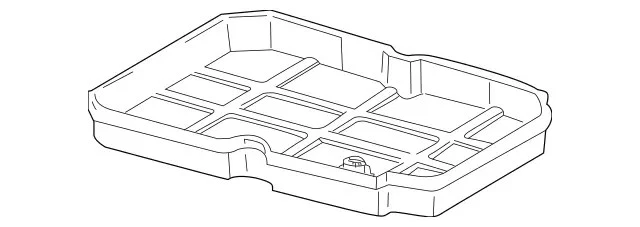 Cacerola de aceite original Mercedes-Benz 221-270-12-12 Foto 1 de 1