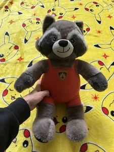 Marvel Guardians Of The Galaxy Rocket Raccoon Build A Bear Soft Plush Toy - Picture 1 of 3