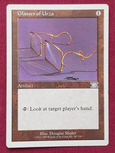 Magic The Gathering 6TH EDITION GLASSES OF URZA artifact card MTG SIXTH - Picture 1 of 2