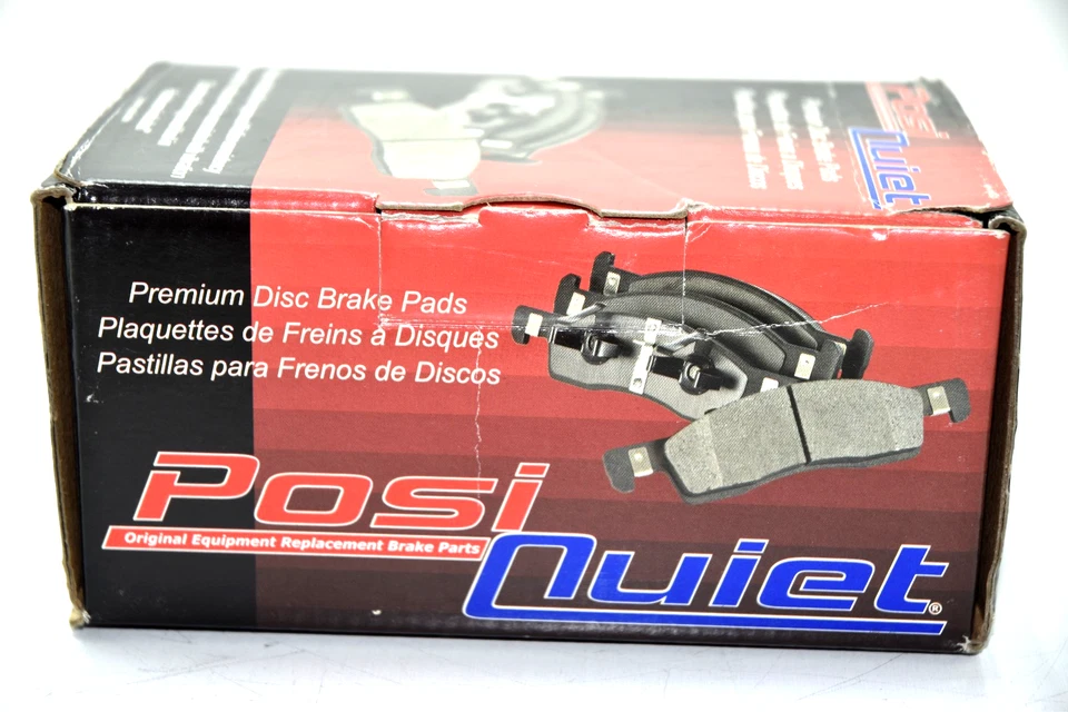 💎 Pastillas de freno delanteras de cerámica Toyota Sequoia 2003-2007 con herrajes Posi silenciosas Foto 1 de 4