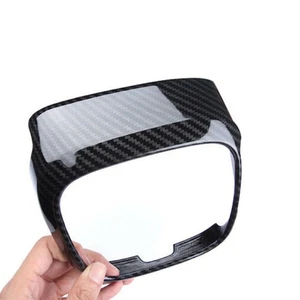 Carbon Fiber Front Grille Logo Frame Cover Trim ABS For 2017-2022 Honda CRV CR-V - Picture 1 of 6