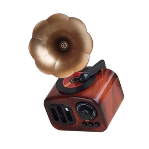 Grammophon Spieluhr Liebhaber Büro Ornament Wohndeko uralt Grammaphon - Bild 1 von 12