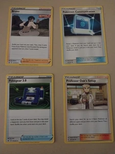4 pokemon cards- bruno, pokegear 3.0, pokemon communication, professor oak's set - Picture 1 of 6