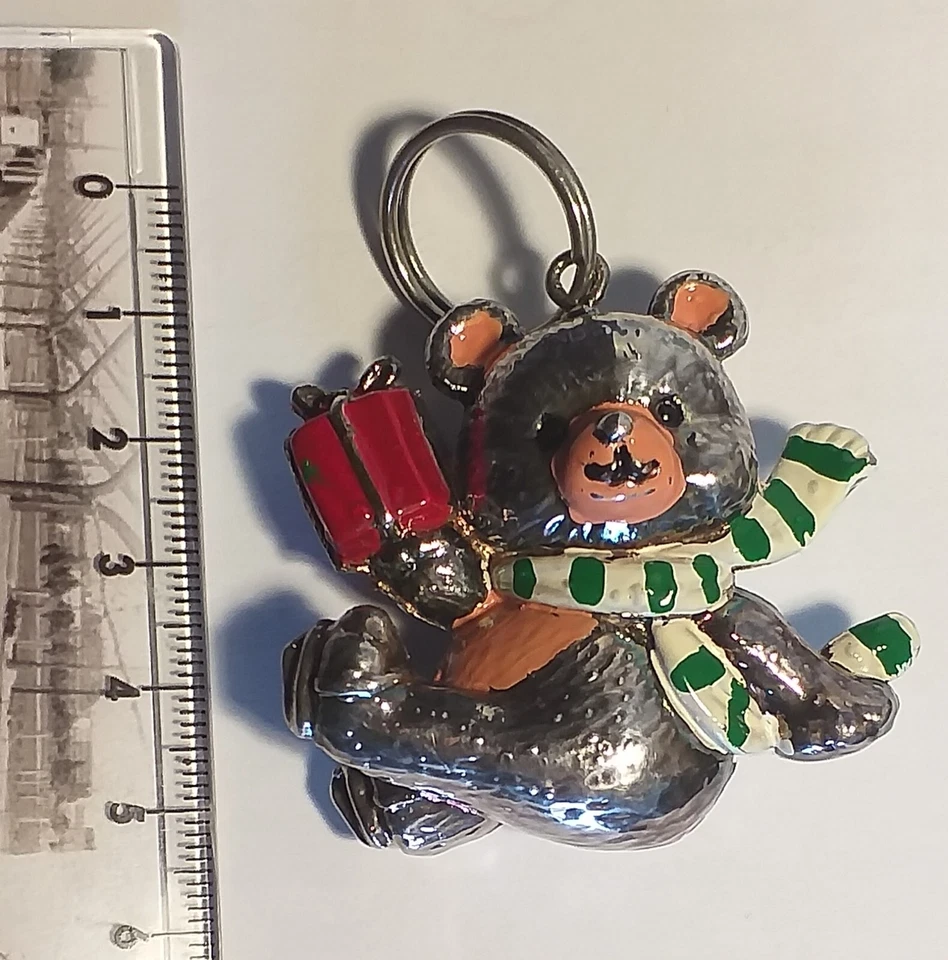 Portachiavi "orsetto" in Argento? metallo argentato? - Immagine 1 di 2