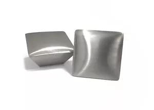 Discount Square Kitchen/Bathroom Cabinet Hardware Knob Pull Brushed Nickel - Picture 1 of 5