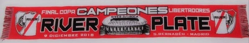 Bufanda River Plate Campeones Madrid 2018 Foto 1 de 1